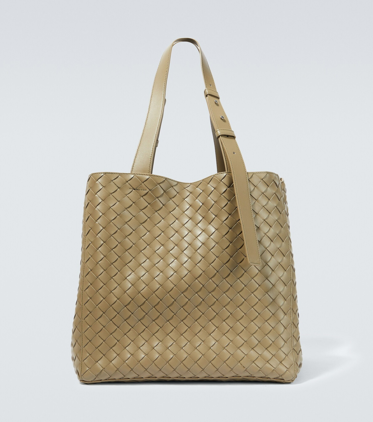 Bottega Veneta - Cube Intrecciato leather tote bag