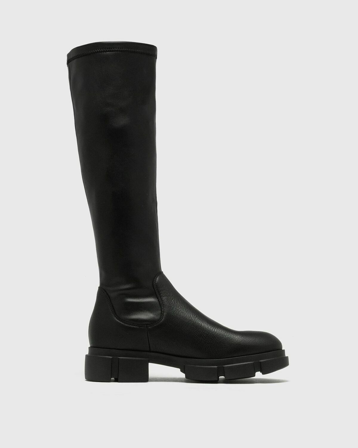 Copenhagen Studios CPH556 vitello/vegan stretch Black Womens Boot