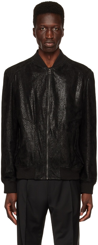 Photo: Hugo Black Lizzo Leather Jacket
