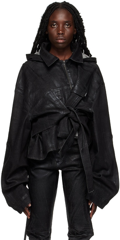Photo: Ottolinger Black Cropped Denim Jacket
