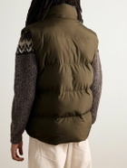 Loro Piana - Lucio Quilted Storm System® Silk Gilet - Green