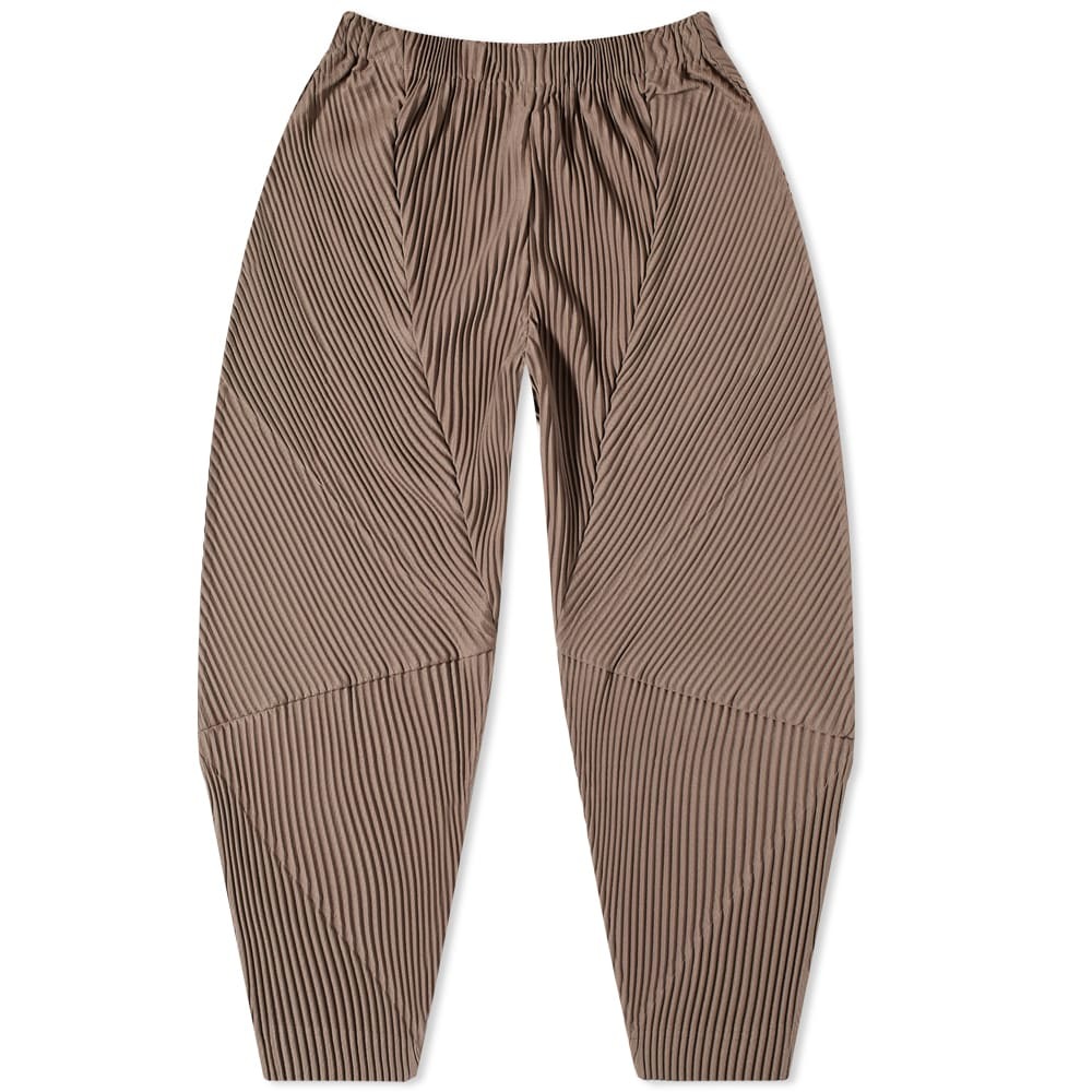 Homme Plissé Issey Miyake Men's JF131 Pant in Alpaca Brown Homme
