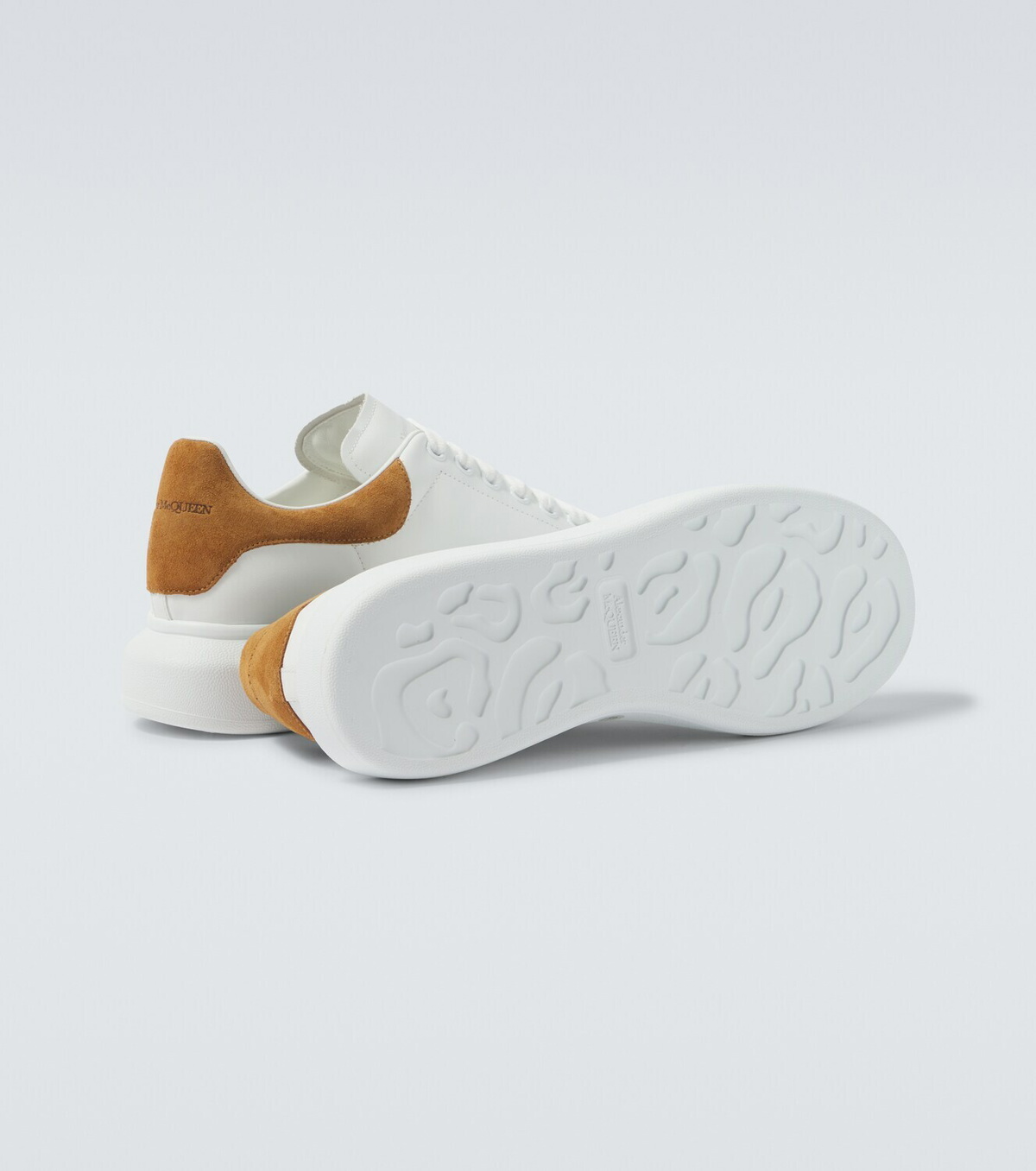 McQueen Oversized leather sneakers