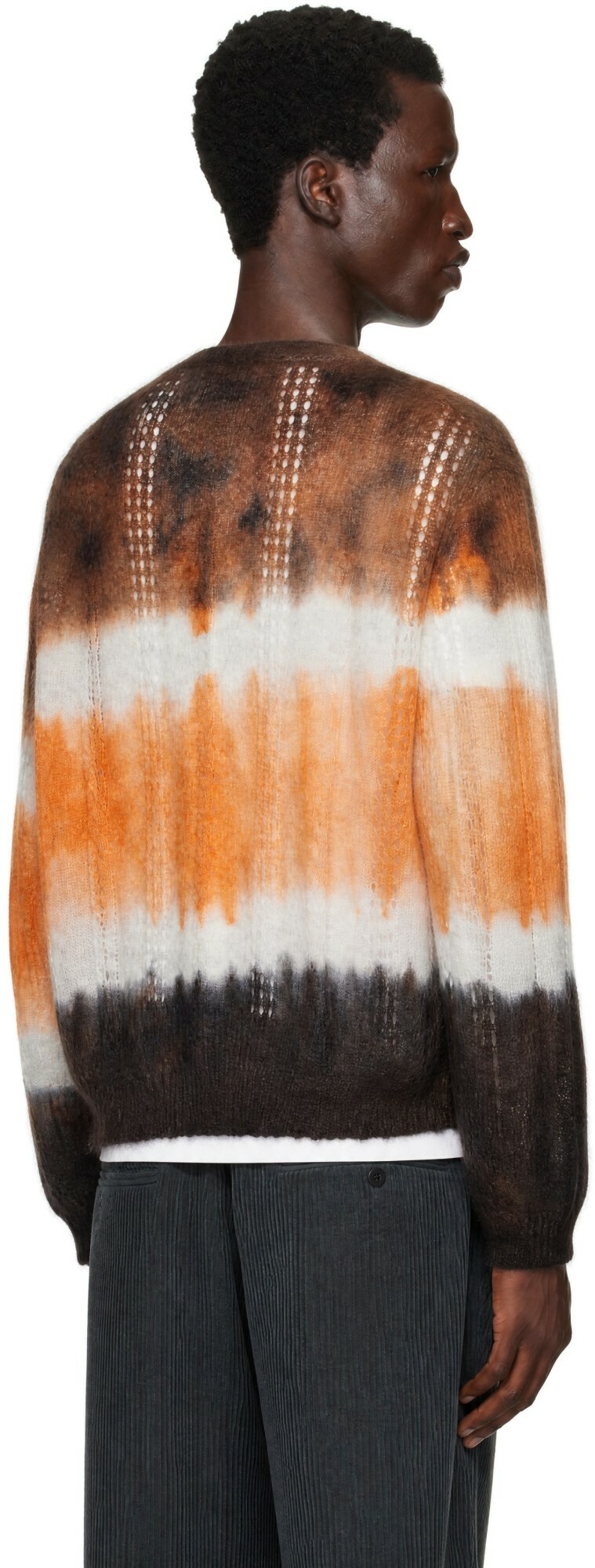 Magliano Brown & Orange Psychedelic Cardigan