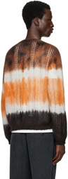 Magliano Brown & Orange Psychedelic Cardigan