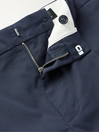 A.P.C. - Terry Pleated Cotton-Blend Gabardine Shorts - Blue - IT 48