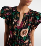 Ulla Johnson Marin floral cotton poplin midi dress