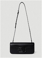 VLogo Crossbody Bag in Black