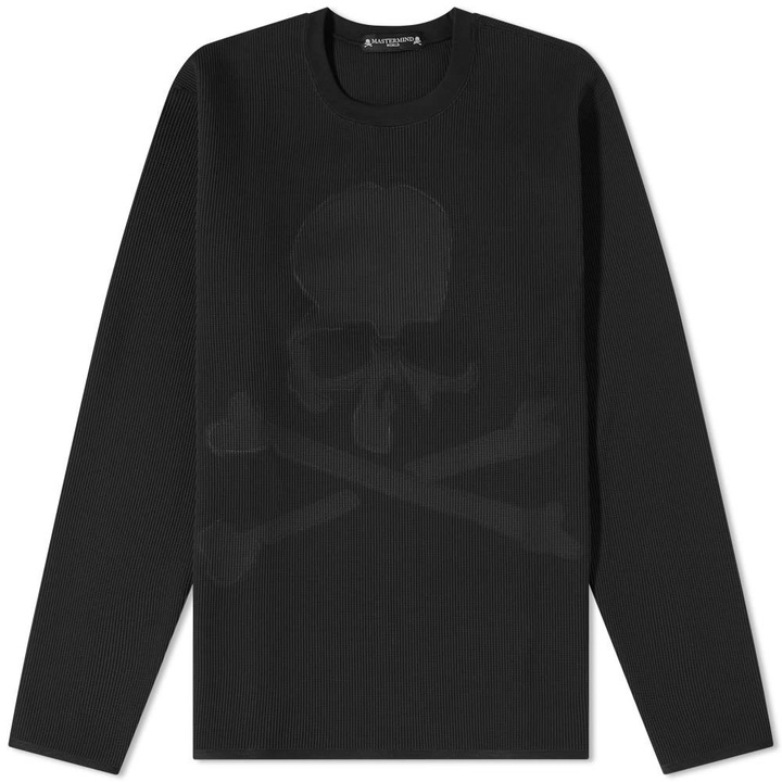 Photo: MASTERMIND WORLD Long Sleeve Embossed Skull Thermal Tee