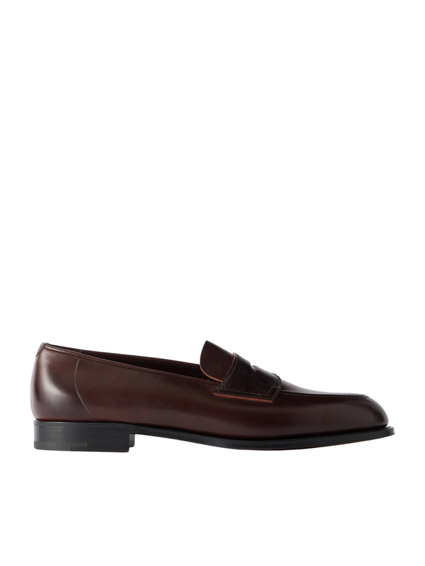Photo: Edward Green - Piccadilly Leather Loafers - Burgundy