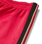 Stüssy - Striped Satin-Jersey Sweatpants - Red