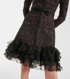 Giambattista Valli Embellished ruffled minidress
