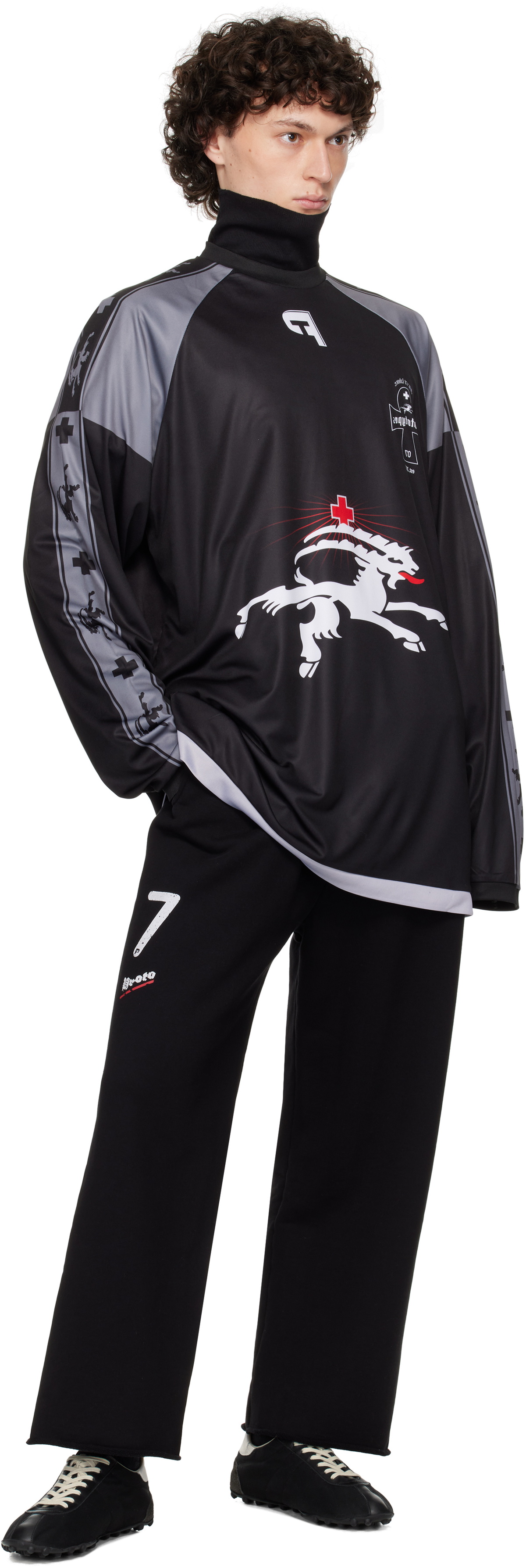 Prototypes Gray Insideout Football Long Sleeve T-shirt
