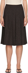 YMC Gray Rosetta Midi Skirt