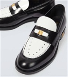 Amiri Logo leather penny loafers
