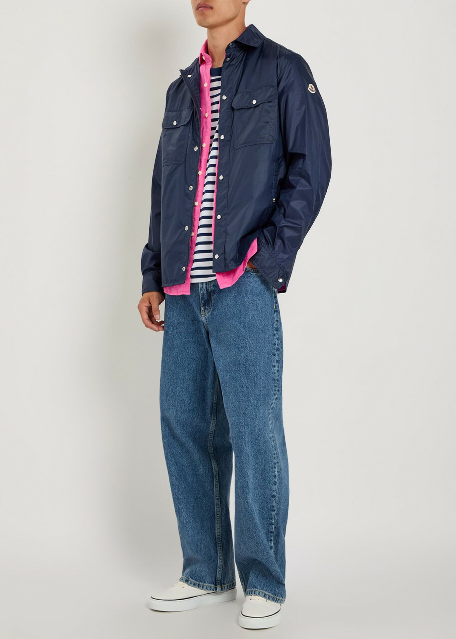 Moncler Nylon Overshirt Navy