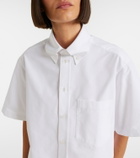 Victoria Beckham Oversized cotton shirt