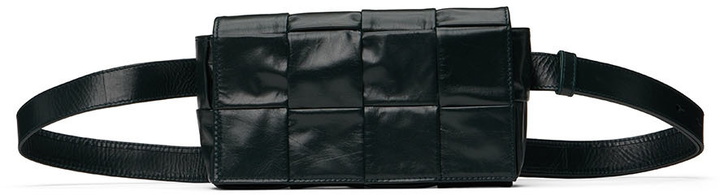 Photo: Bottega Veneta Black Mini Cassette Belt Bag