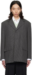 Jil Sander Gray Check Blazer