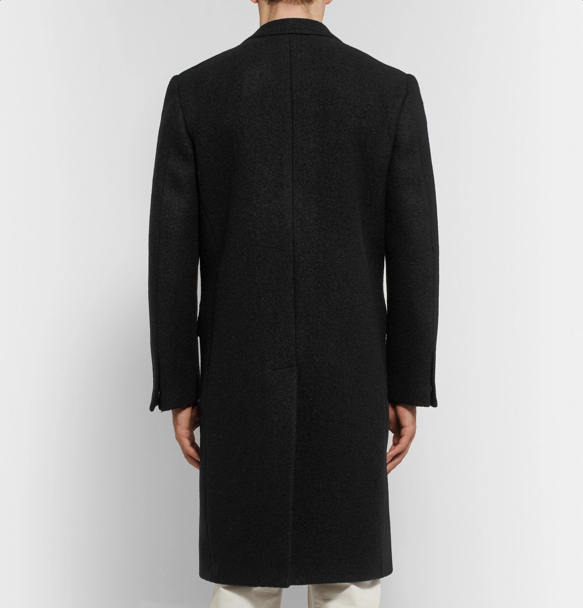 SALLE PRIVÉE - Adrian Slim-Fit Bouclé Virgin Wool Overcoat - Black ...