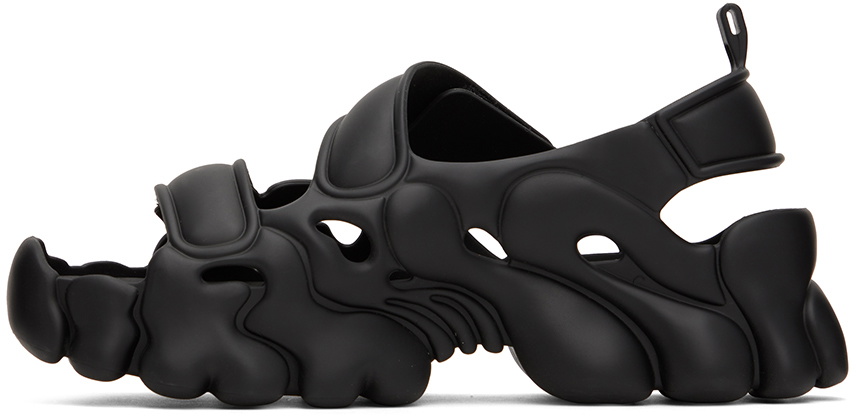 Collina Strada Black Melissa Edition Puff Sandals