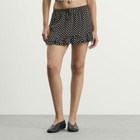 Many Many Clothes Women's The Spotty Mini Skirt in Black