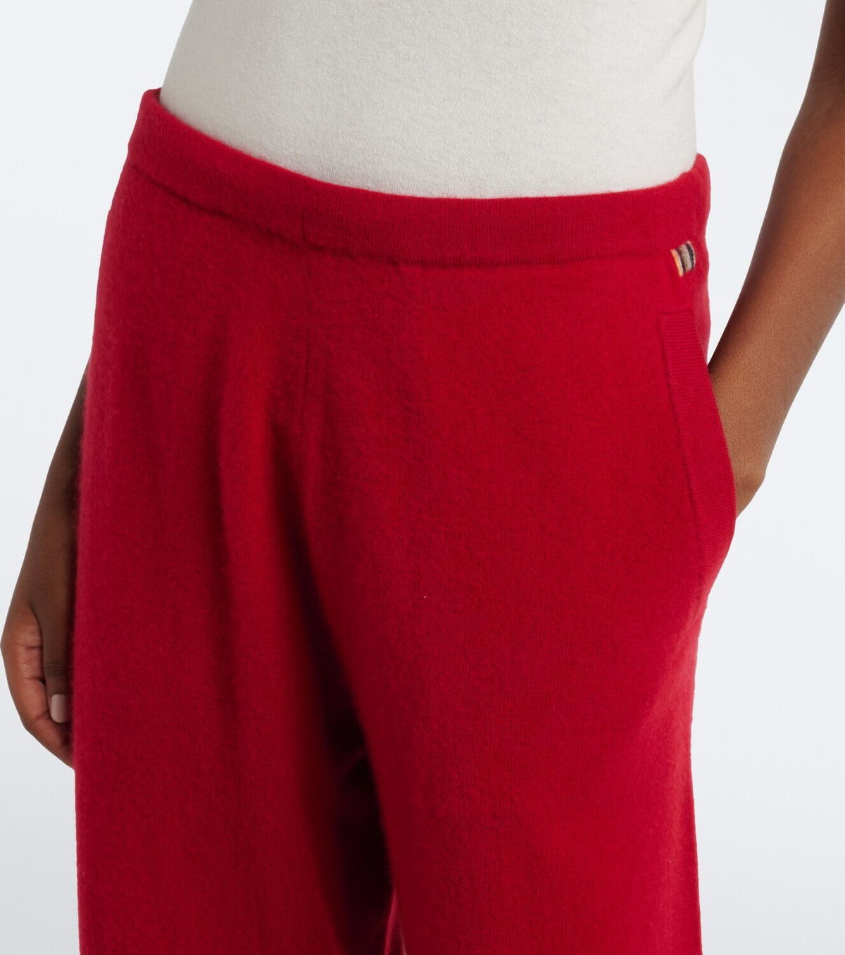 Extreme Cashmere N°320 Rush cashmere-blend wide-leg pants