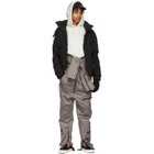 Off-White Black Down Quote Puffer Jacket