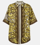 Alémais Mona floral hemp shirt