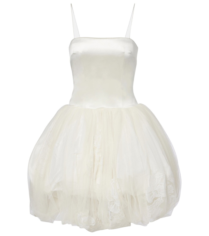 Photo: Danielle Frankel Bridal Sadie wool and silk corset dress