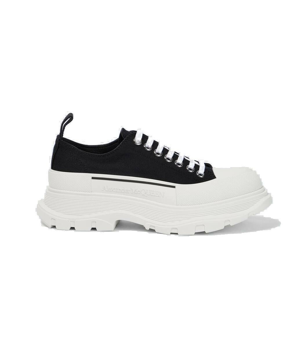 スニーカー ALEXANDER MCQUEEN Chalk Canvas Tread Slick Sneakers Tread Slick Sneakers - Alexander Mcqueen - Canvas - Khaki
