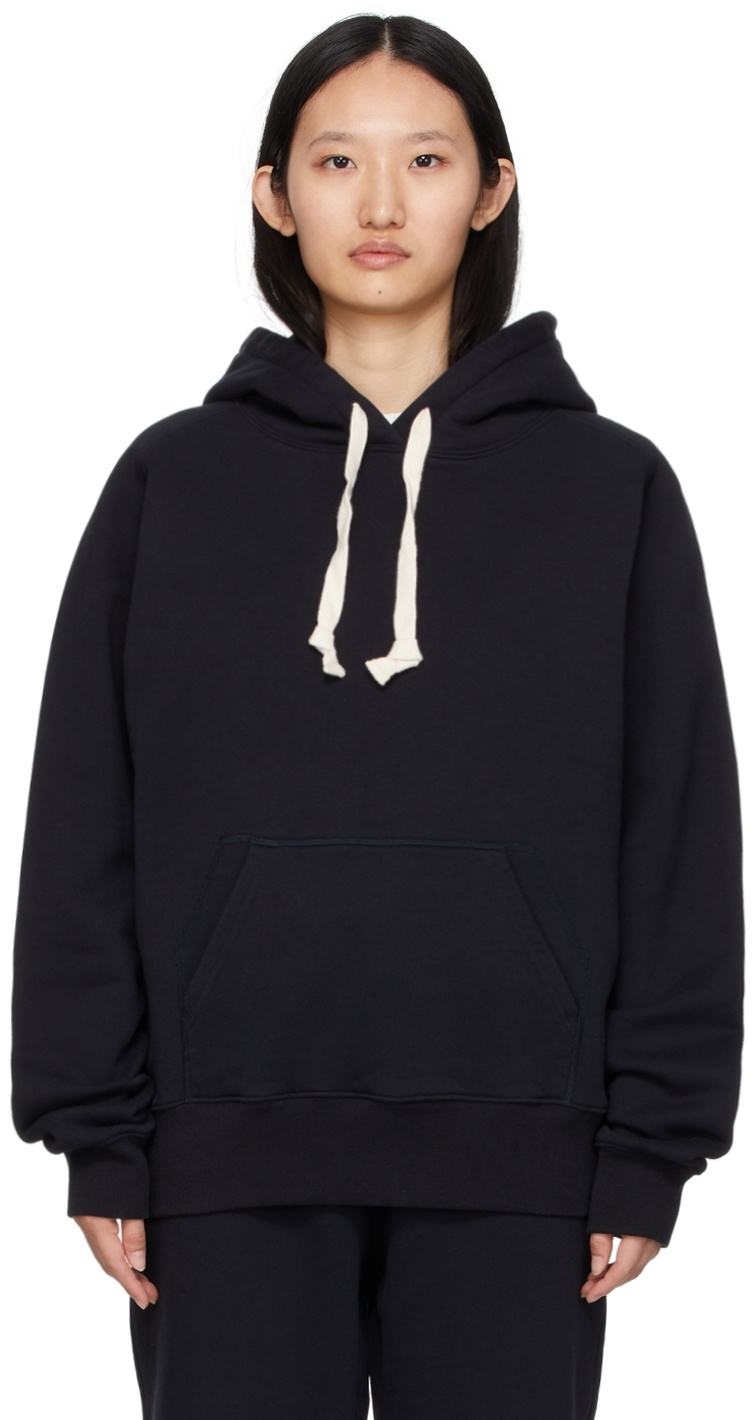 Studio Nicholson Black Stour Hoodie Studio Nicholson