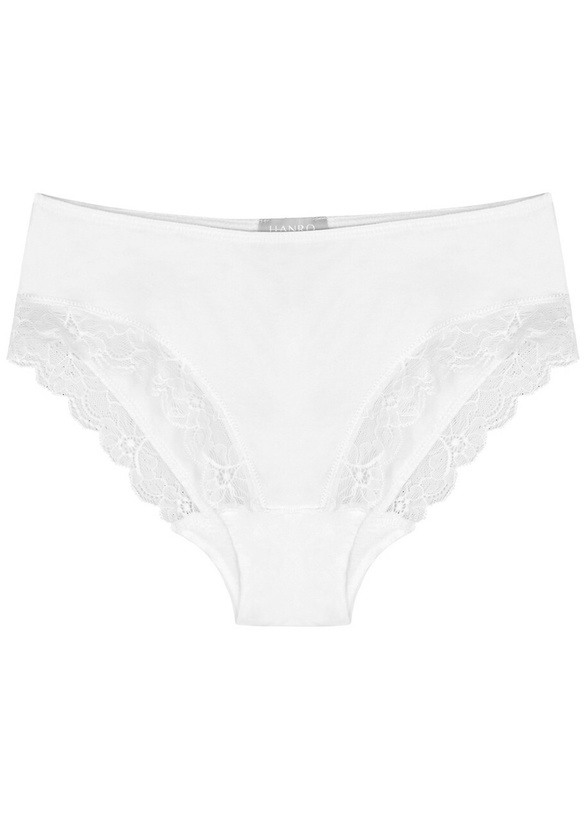 Photo: Hanro Nude Lace-trimmed Briefs White