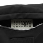 MM6 Maison Margiela Men's Mylon Pockets Belt Bag in Black 