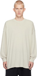 Jan-Jan Van Essche Gray O-Project Cotton Wool T-shirt