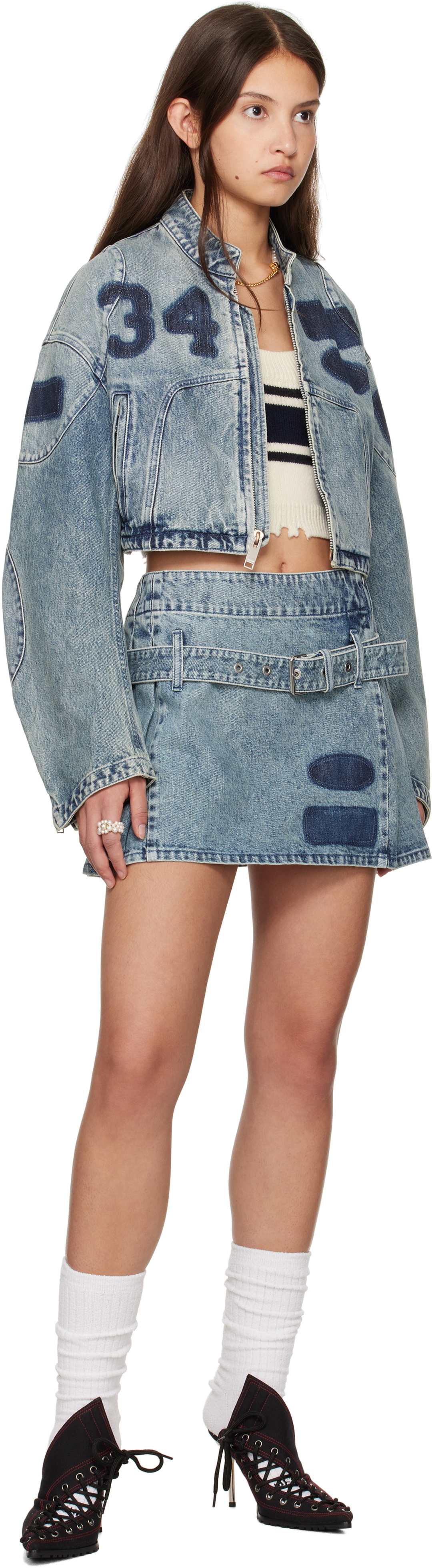 AMBUSH Blue Rider Denim Jacket