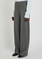 Vince Wide-leg Wool-blend Trousers Light Grey