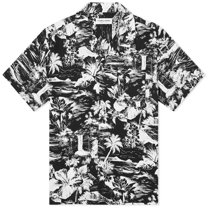 Photo: Vanquish Tropical Print Open Collar Shirt