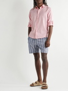 Onia - Stretch Linen-Blend Shirt - Pink