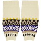 Maison Margiela Off-White Wool Knit Sleeves