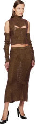 Vivienne Westwood Brown Mary Arm Warmers