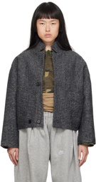 Bless Gray Paneled Jacket