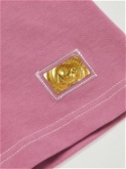 Abc. 123. - Colour-Block Cotton-Jersey Polo Shirt - Pink