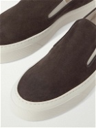 Common Projects - Suede Slip-On Sneakers - Brown