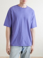 Auralee - Organic Cotton-Jersey T-Shirt - Purple