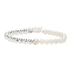 WWW.WILLSHOTT Silver Pearl Alternative Bracelet