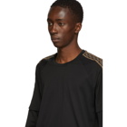 Fendi Black FF Double Sleeve T-Shirt