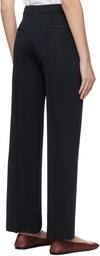 High Sport Navy Slinky Kick Trousers