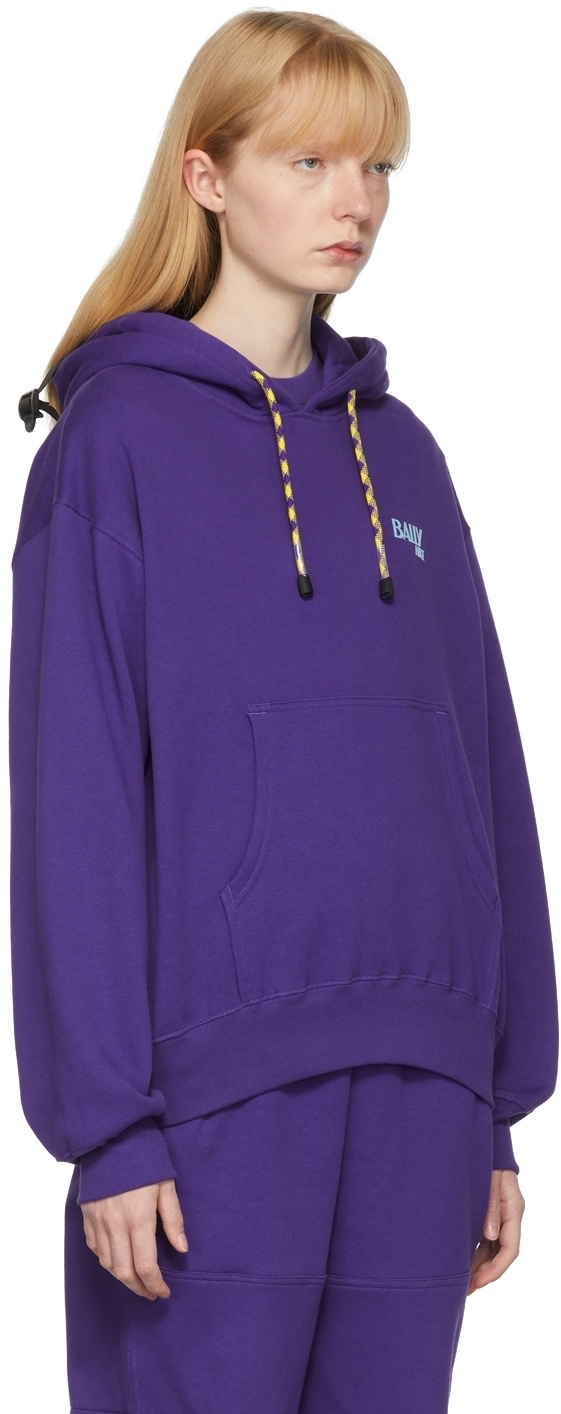 Bally Hike Purple Fleece Hoodie