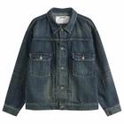 Neighborhood Men's Washed Denim Type-2 Jacket in Indigo